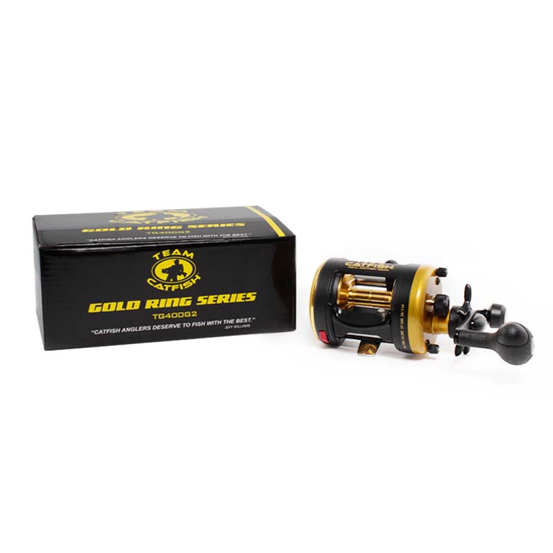 Gold Ring 400 size Casting Reel w power handle – Team Catfish